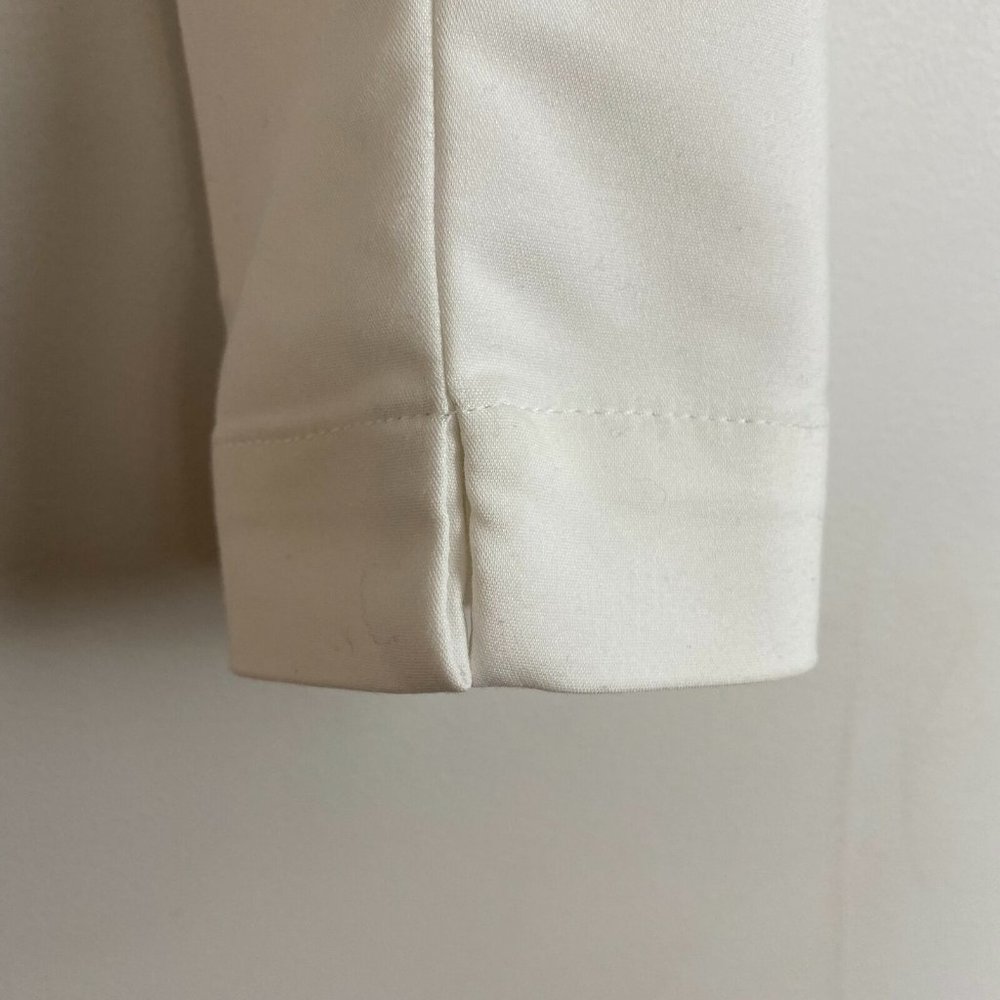 Zara Womens White Mid Rise Slim Capri Pant Size 10 - Picture 3 of 11